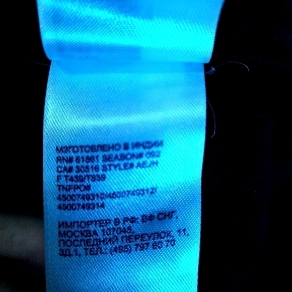 THE NORTH FACE Hoodie RARE Embroidered Size Medium black - Picture 12 of 13